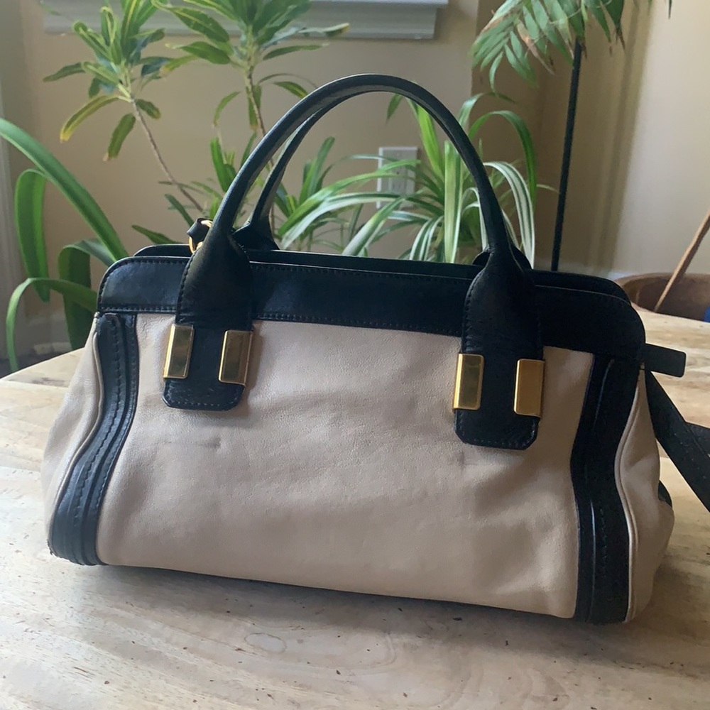 CHLOร Alice 2-Way Leather Satchel/Crossbody Bag - Picture 2 of 15